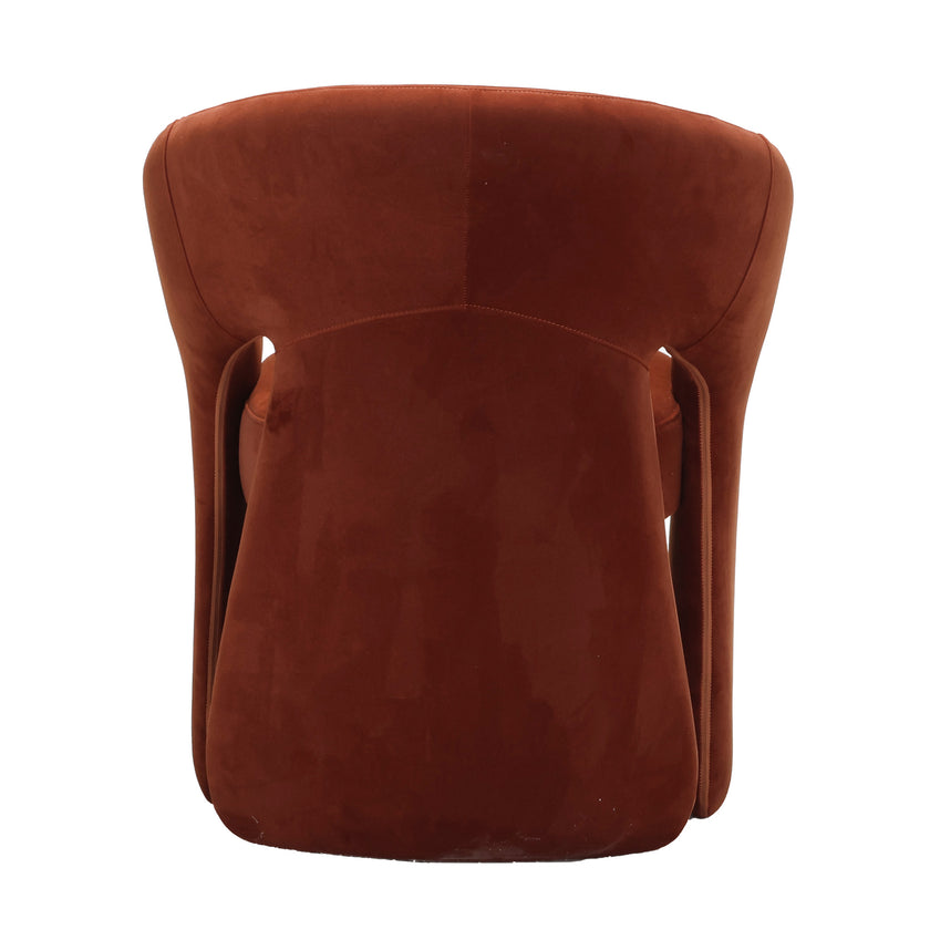 CDC12644-FH Fabric Dining Chair - Burnt Brown