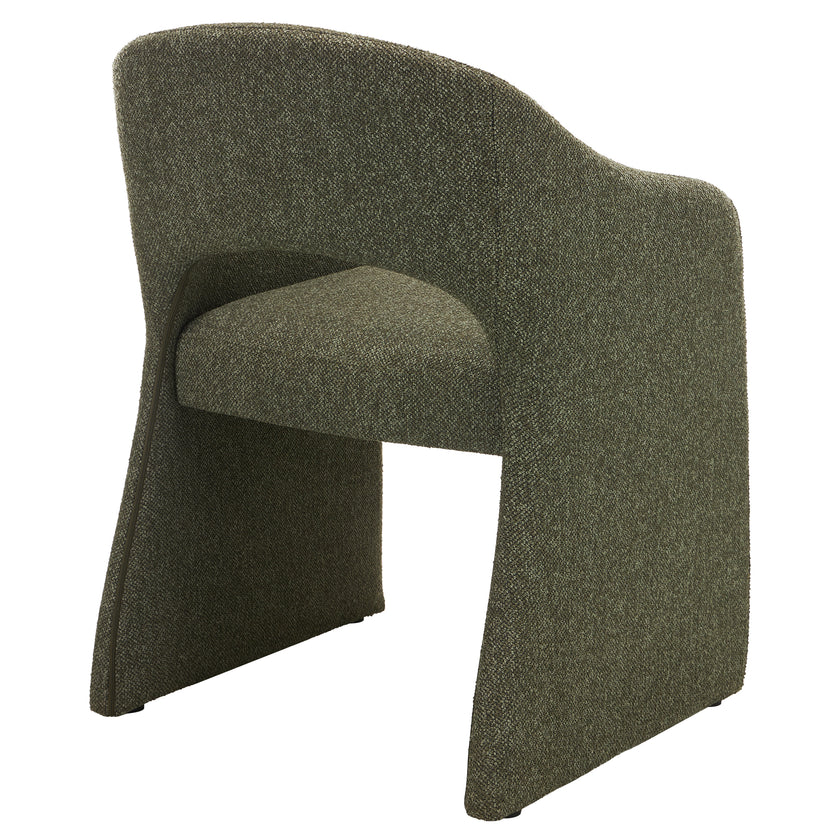 CDC12680-MR Fabric Dining Chair - Twill Green (Set of 2)