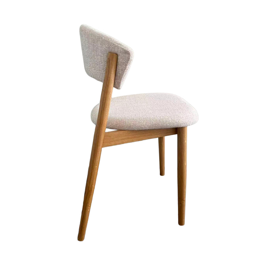 CDC12775-HN Natural Dining Chair - Califonia Beige (Set of 2)