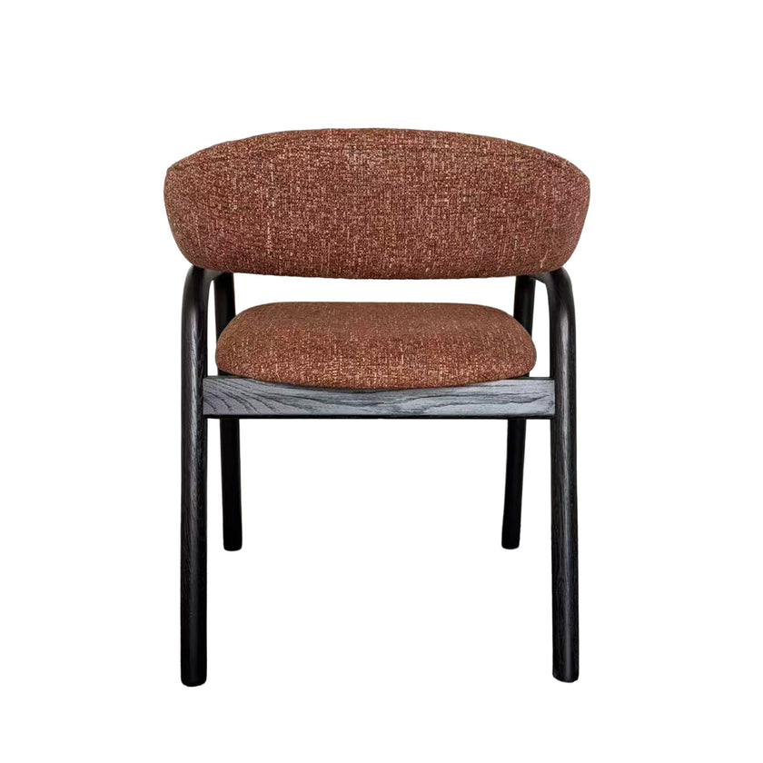 CDC12780-HN Black Dining Armchair - California Copper (Set of 2)