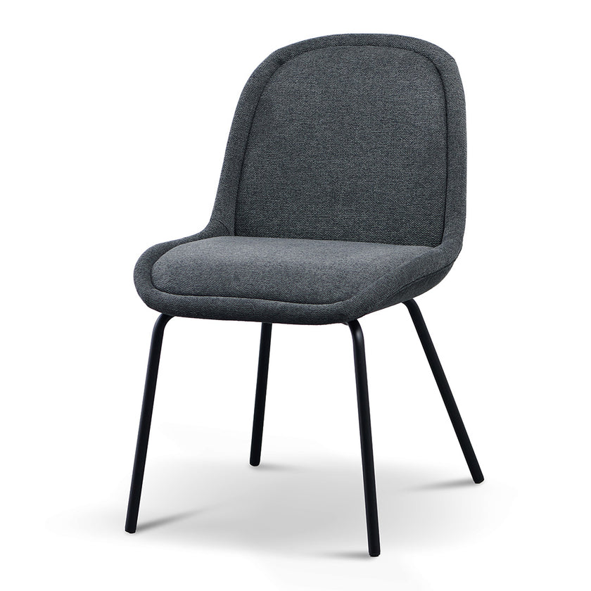 Ex Display - CDC8166-FH Fabric Dining Chair - Charcaol Grey