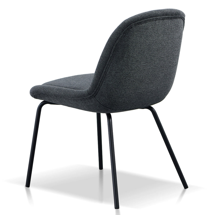 Ex Display - CDC8166-FH Fabric Dining Chair - Charcaol Grey