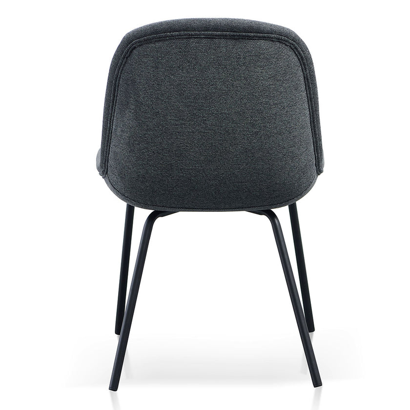 Ex Display - CDC8166-FH Fabric Dining Chair - Charcaol Grey