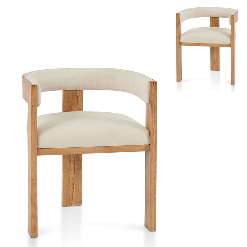 CDC10555-LJ Dining Chair - Dawn Beige (Set of 2)