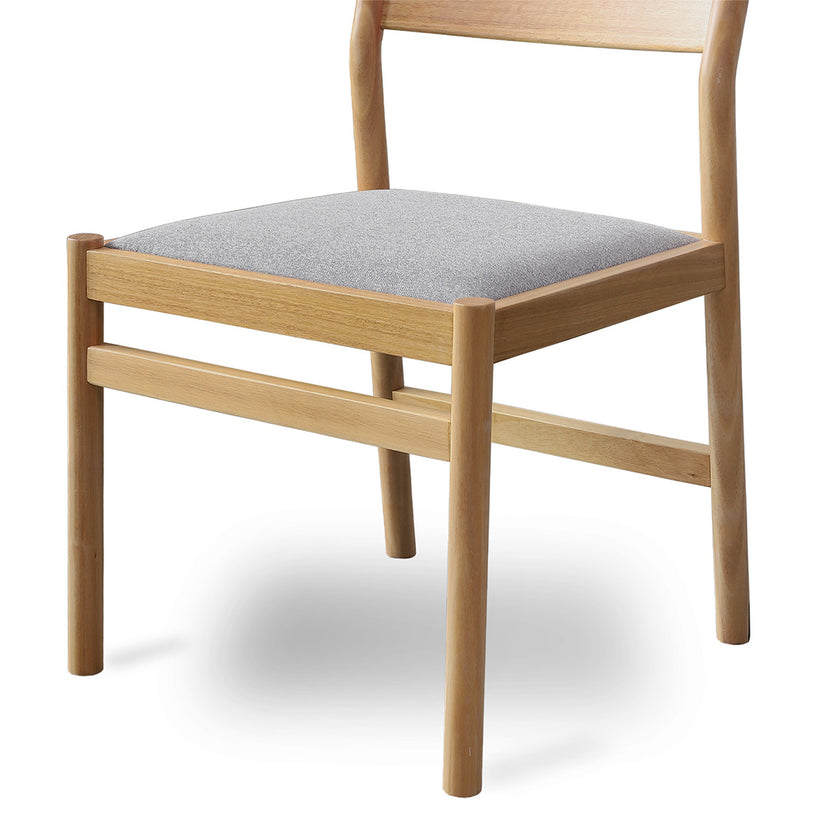 CDC8770-MAx2 Mirit Natural Dining Chair - Moon Grey (Set of 2)