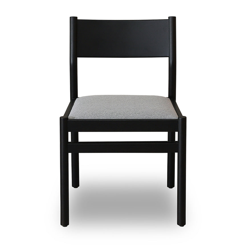 CDC8771-MAx2 Mirit Black Dining Chair - Moon Grey (Set of 2)
