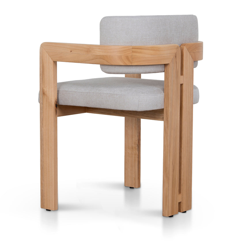 CDC8772-MA Natural Ash Dining Chair - Stone Beige (Set of 2)