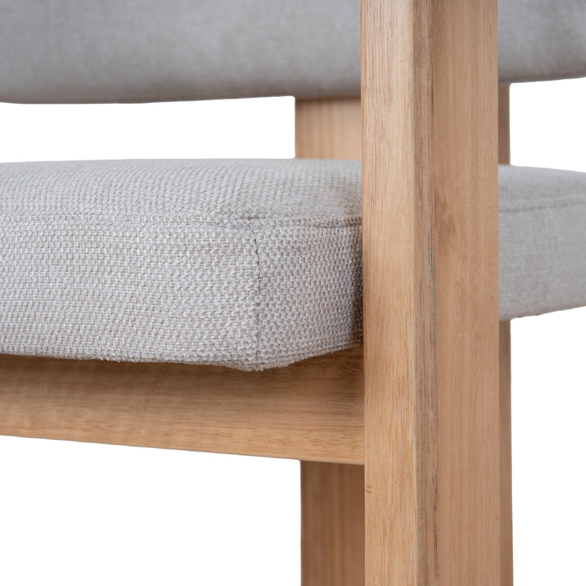 CDC8772-MA Natural Ash Dining Chair - Stone Beige (Set of 2)