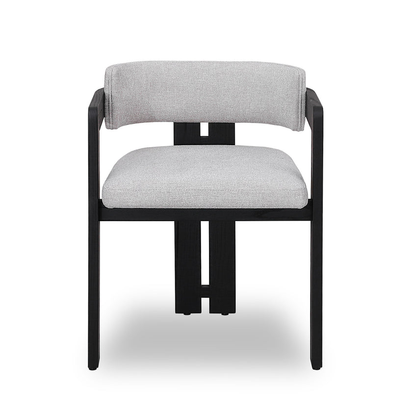 CDC8774-MA Black Dining Chair - Stone Beige (Set of 2)
