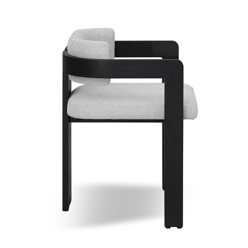 CDC8774-MA Black Dining Chair - Stone Beige (Set of 2)