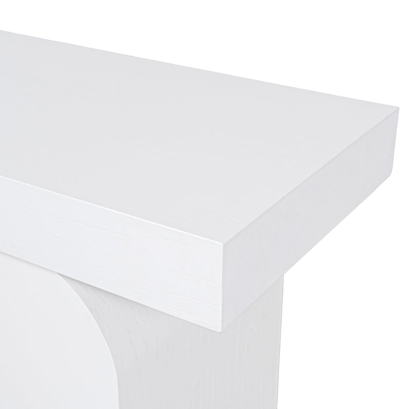 CDT10046-NI 1.9m New Elm Console Table - Full White