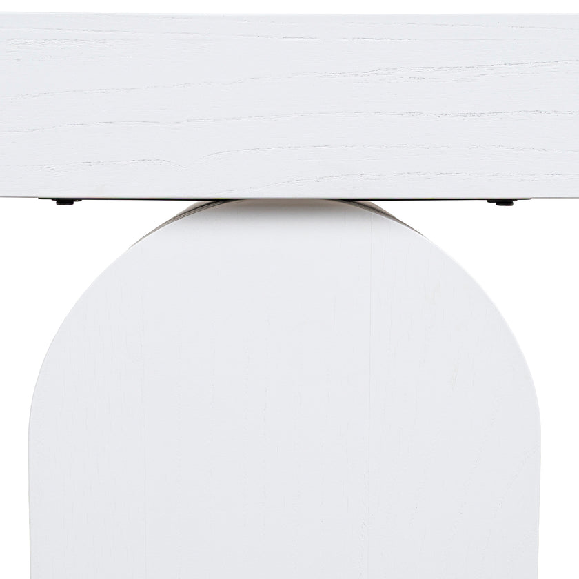 CDT10046-NI 1.9m New Elm Console Table - Full White