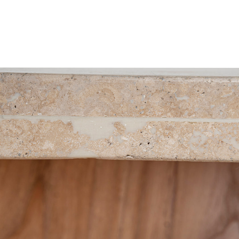 CDT10263-NI 2.8m Travertine Dining Table - Natural