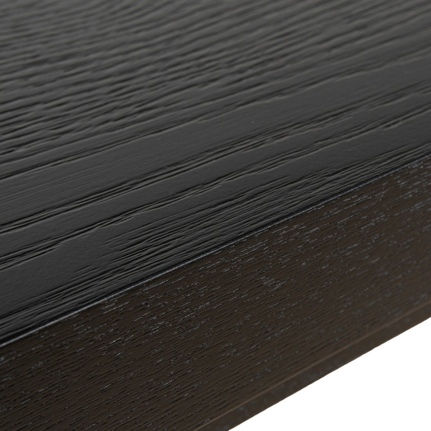 CDT10298-VA 1.7m Console Table - Textured Espresso Black