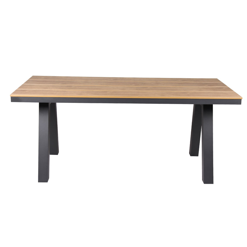 CDT10305-ID 1.8m Charcoal Outdoor Dining Table - Natural