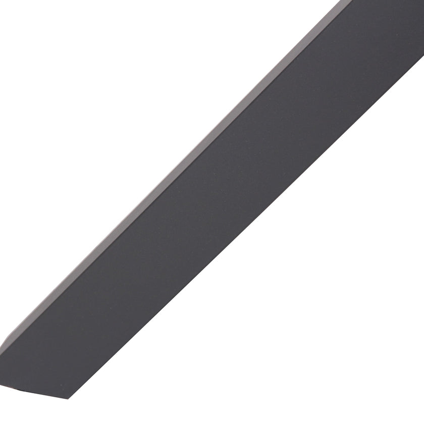 CDT10309-ID 90cm Round Charcoal Outdoor Dining Table - Natural