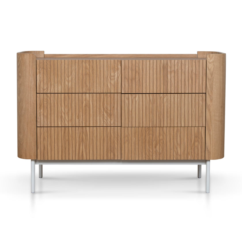 CDT10378-KD 1.2m Chest of Drawers - Natural