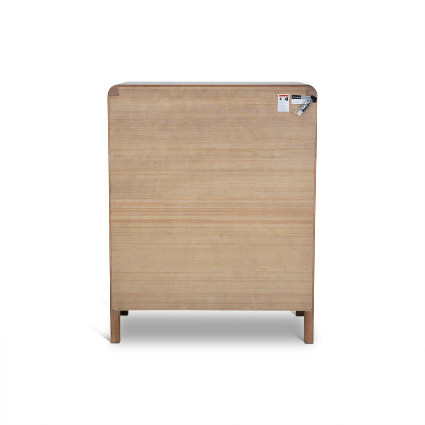 CDT10460-AW Tallboy Drawer Chest - Walnut