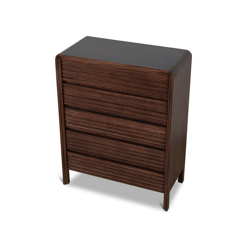 CDT10460-AW Tallboy Drawer Chest - Walnut
