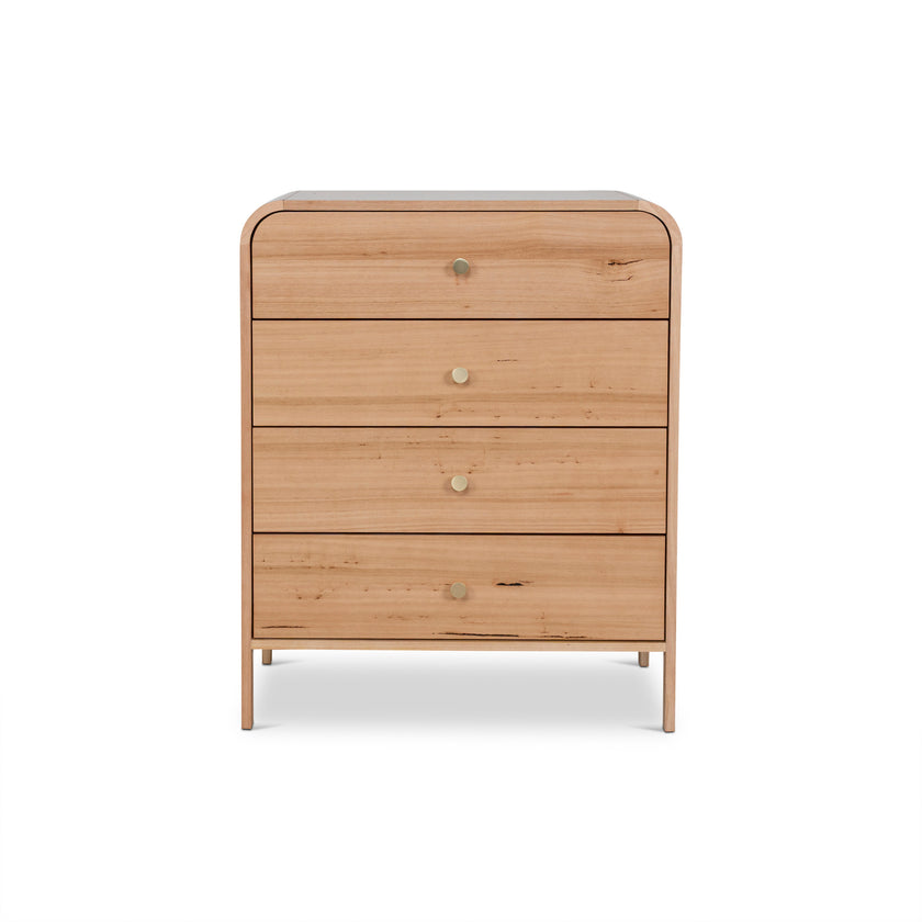 CDT10463-AW 90cm Tallboy Drawer Chest - Messmate