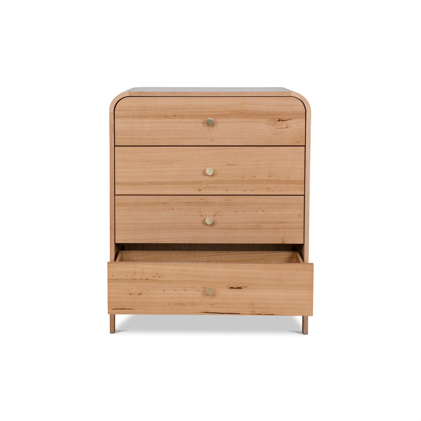 CDT10463-AW 90cm Tallboy Drawer Chest - Messmate