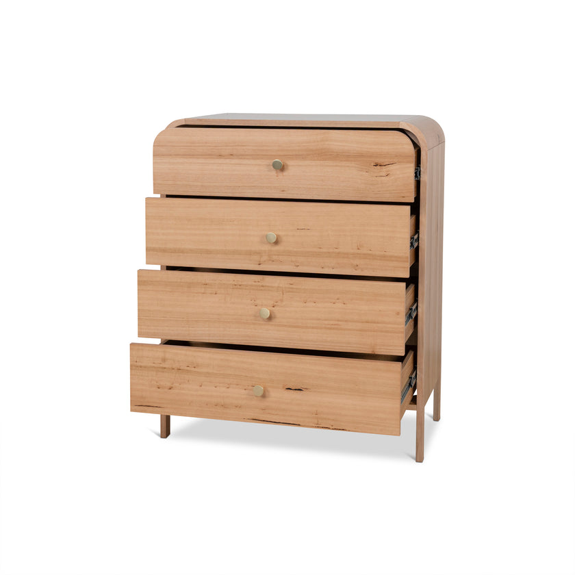 CDT10463-AW 90cm Tallboy Drawer Chest - Messmate