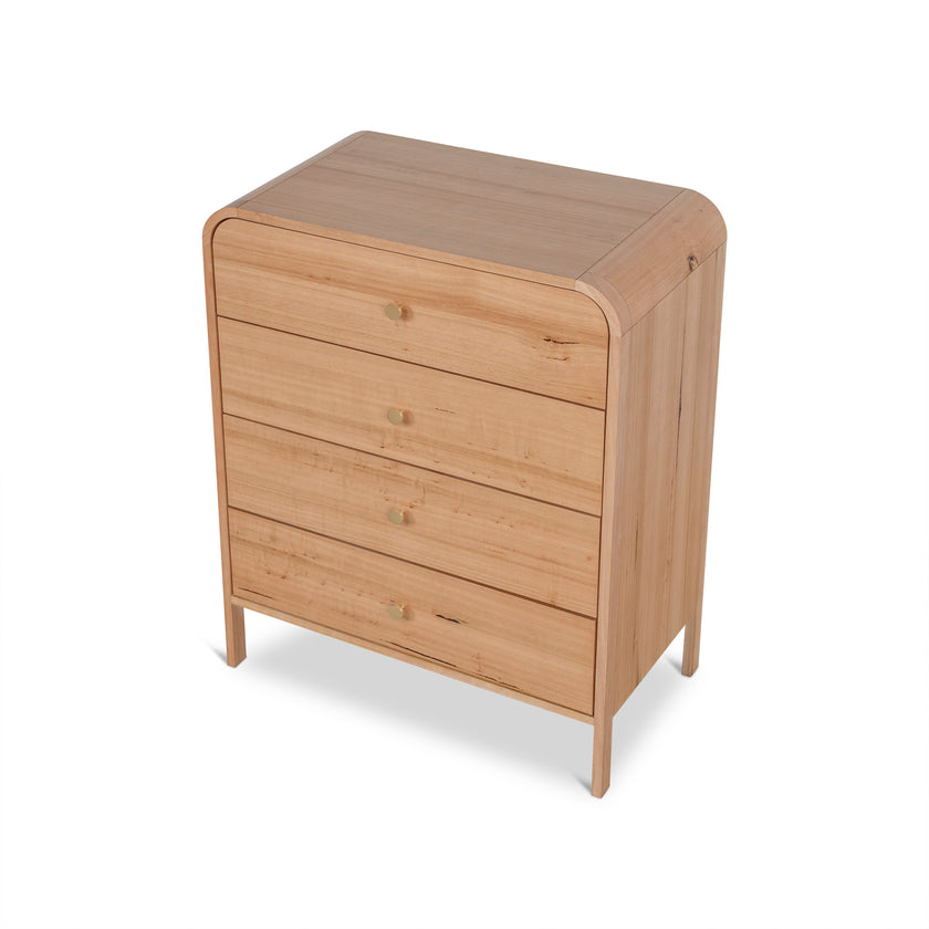 CDT10463-AW 90cm Tallboy Drawer Chest - Messmate