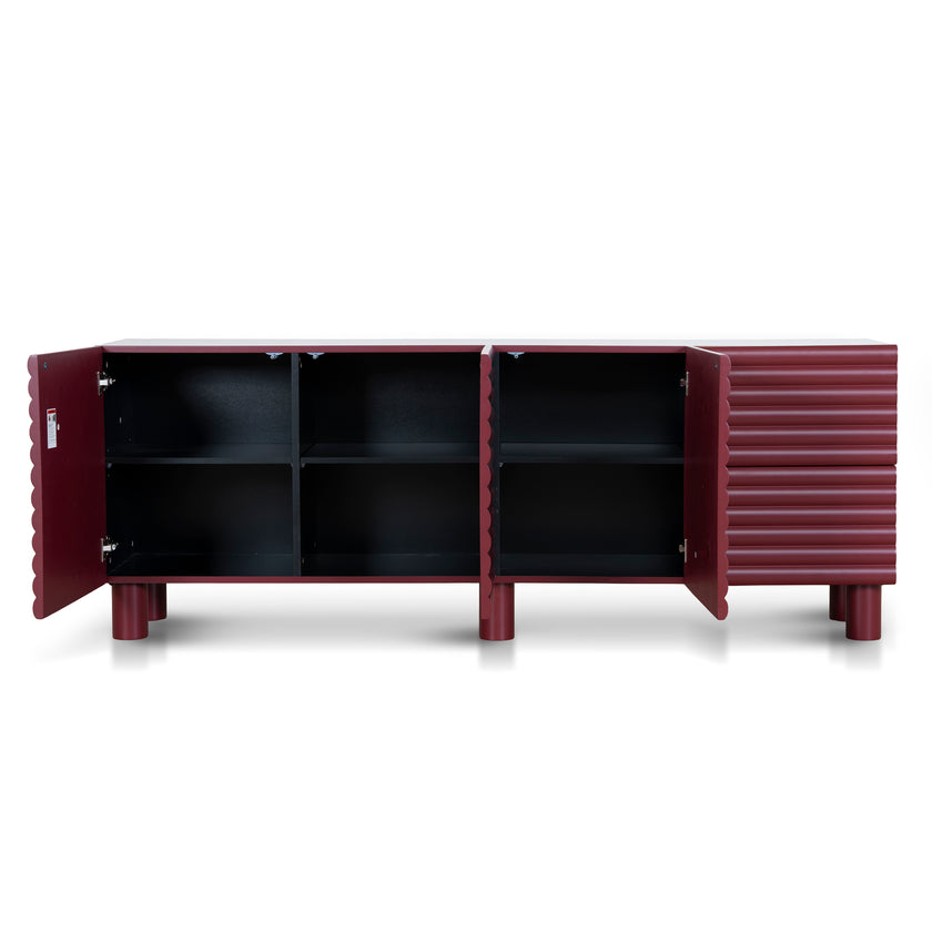 CDT10594-KD 2m Sideboard Unit - Red