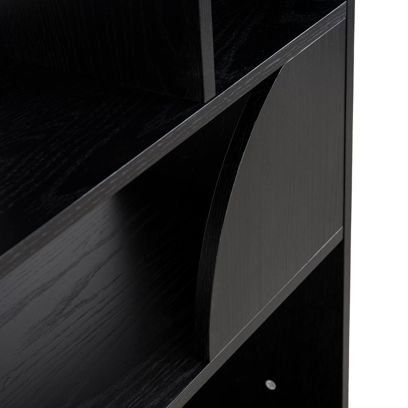Ex Display - CDT10595-KD 1.6m (H) Book Shelf - Full Black