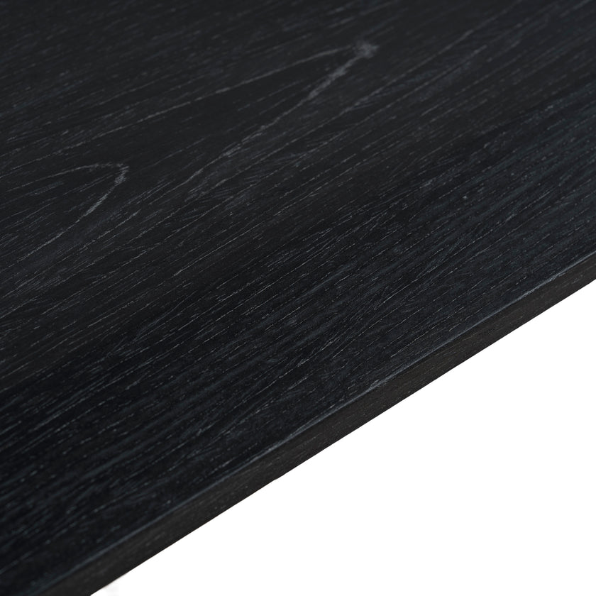 Ex Display - CDT10609-MK 1.5m Oval Console Table - Black Oak