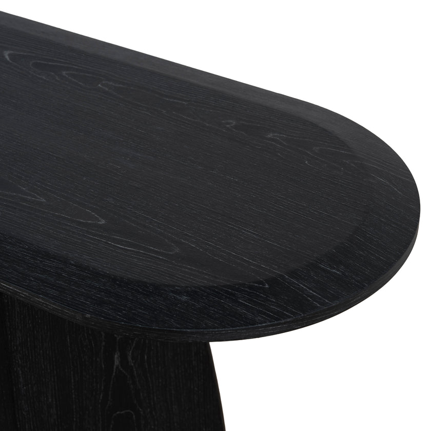Ex Display - CDT10609-MK 1.5m Oval Console Table - Black Oak