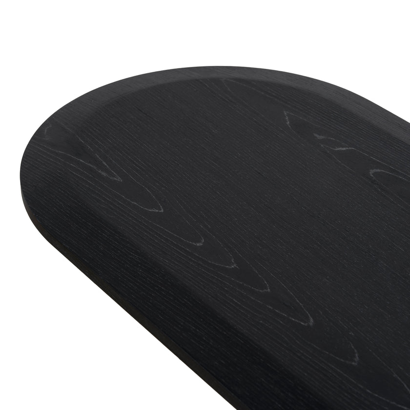 Ex Display - CDT10609-MK 1.5m Oval Console Table - Black Oak