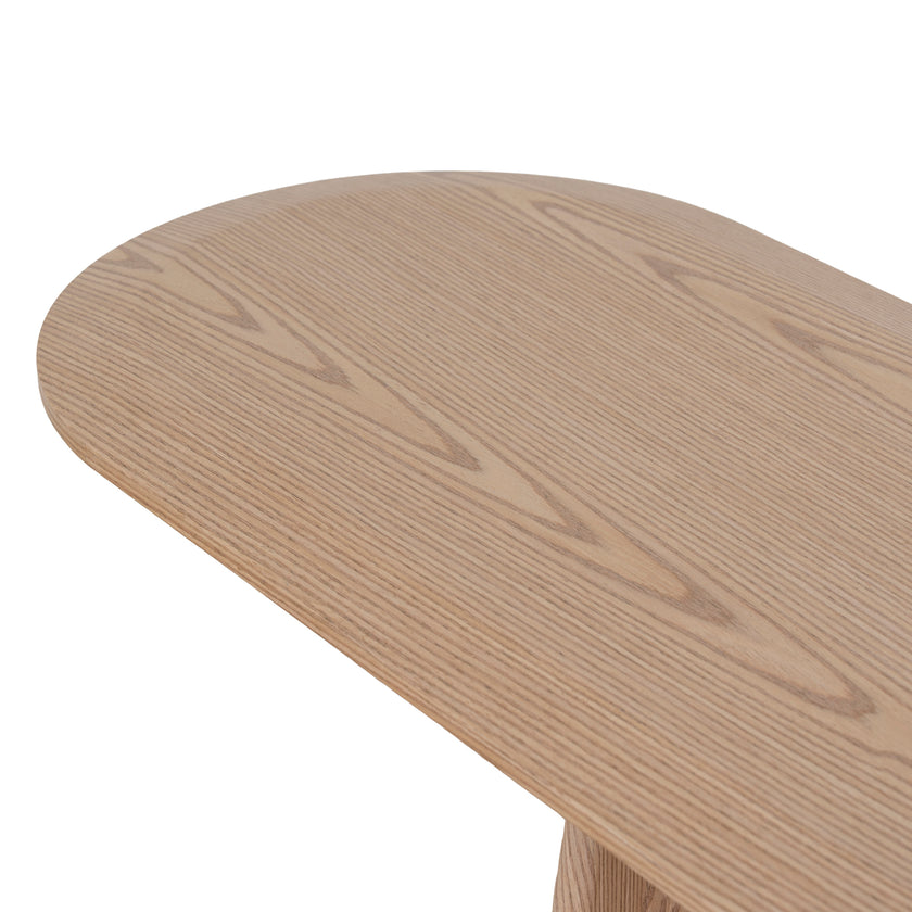 Ex Display - CDT10610-MK 1.5m Oval Console Table - Natural Oak