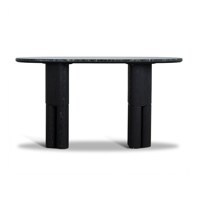 Ex Display - CDT10616-MK 1.5m Marble Console Table - Black