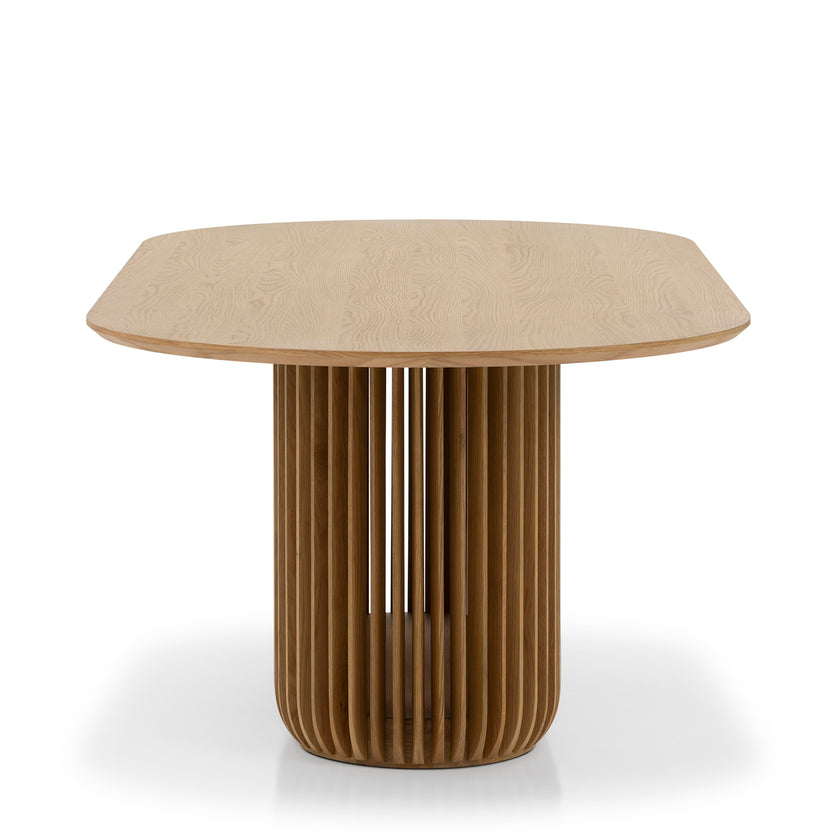 CDT10670-CU 2.2m Oval Dining Table - Natural