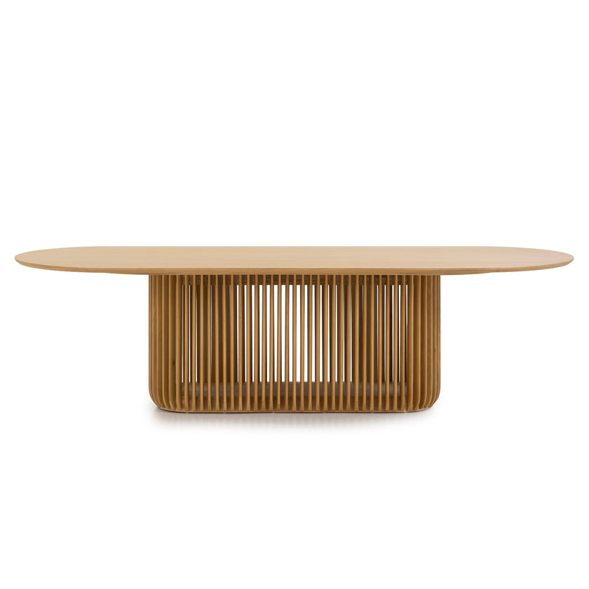 CDT10672-CU 2.8m Oval Dining Table - Natural