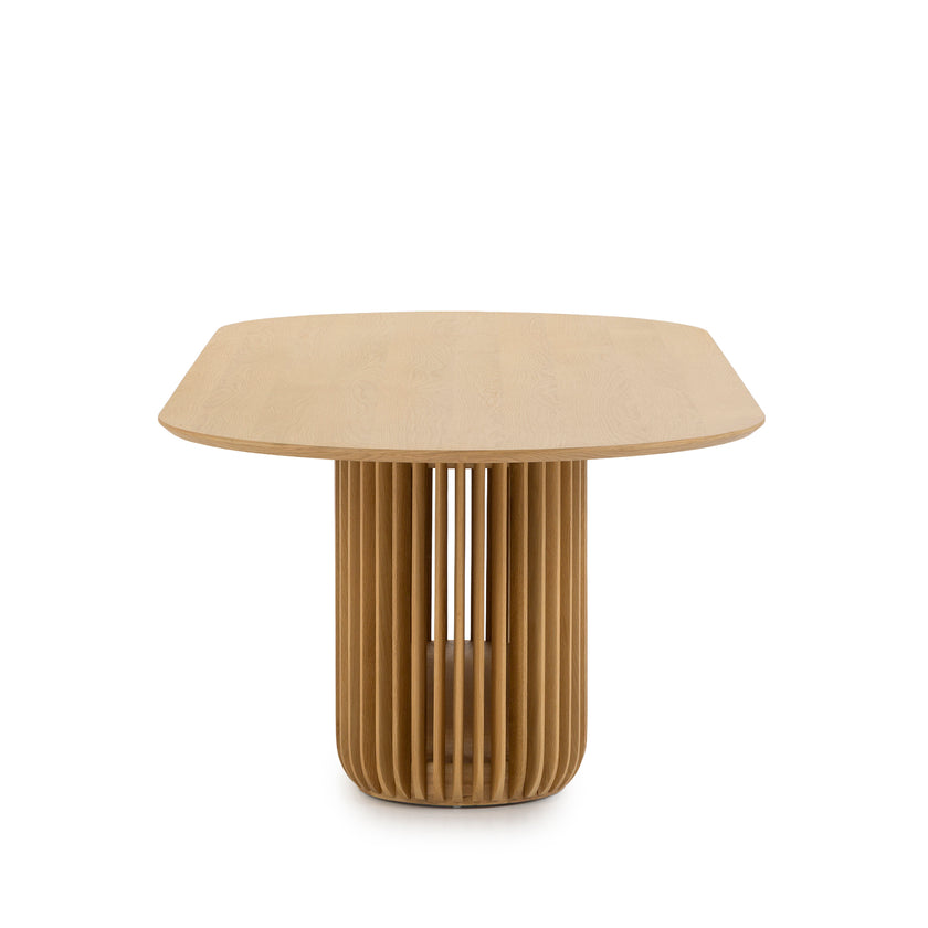 CDT10672-CU 2.8m Oval Dining Table - Natural