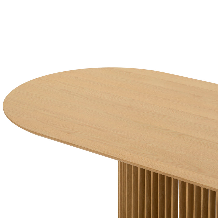 CDT10672-CU 2.8m Oval Dining Table - Natural