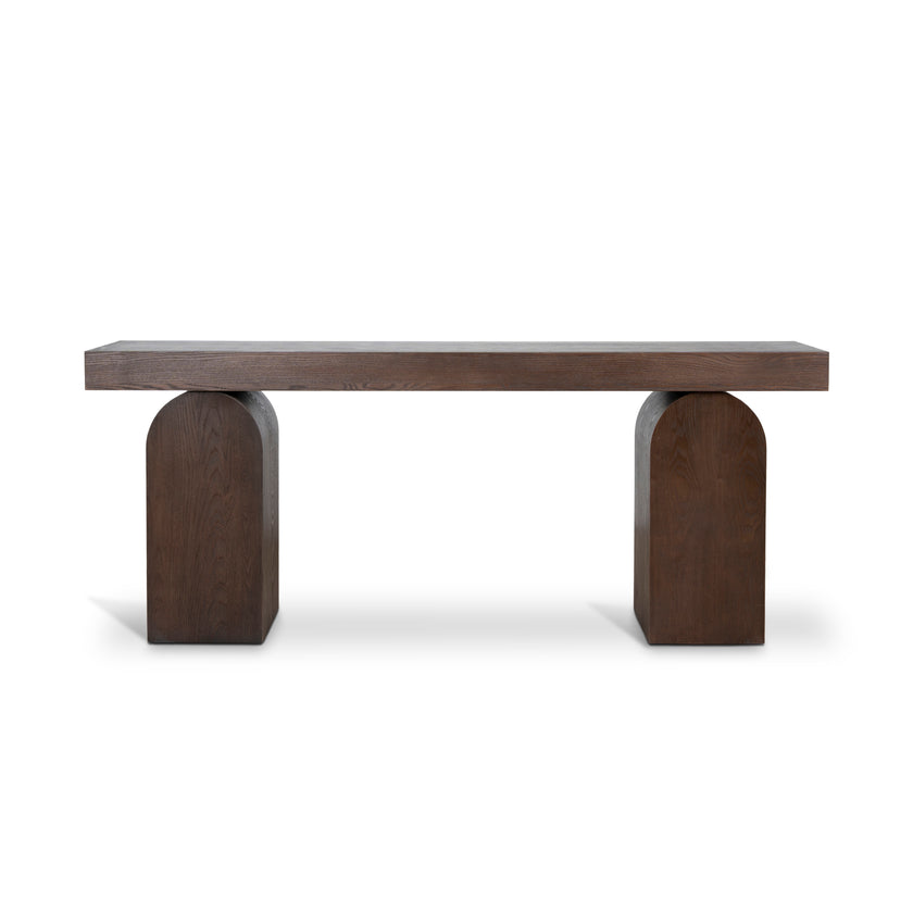 CDT10891-NI 1.9m New Elm Console Table - Walnut
