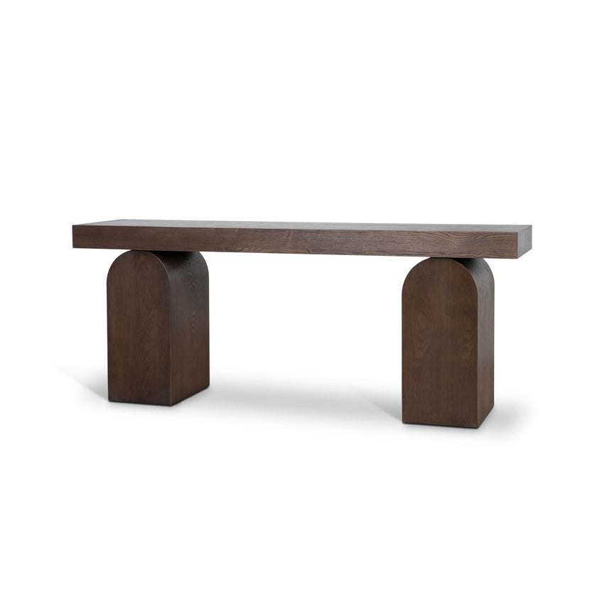 CDT10891-NI 1.9m New Elm Console Table - Walnut