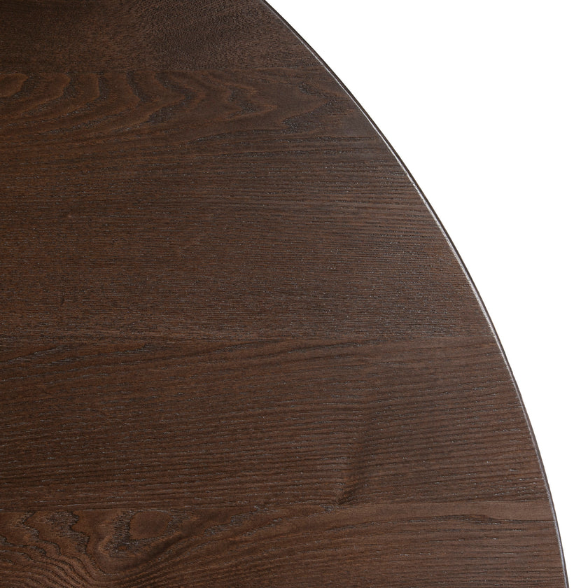CDT10892-NI 1.2m Round Elm Dining Table - Walnut