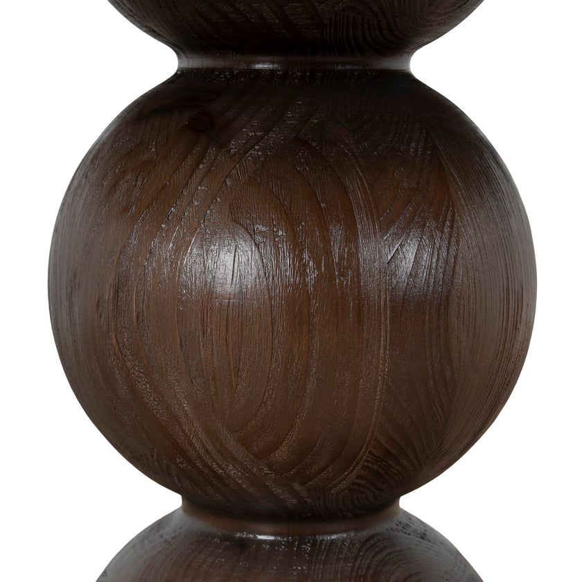 CDT10892-NI 1.2m Round Elm Dining Table - Walnut