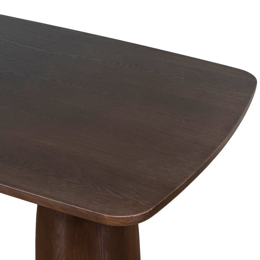 CDT10894-NI 2.2m Elm Dining Table - Walnut
