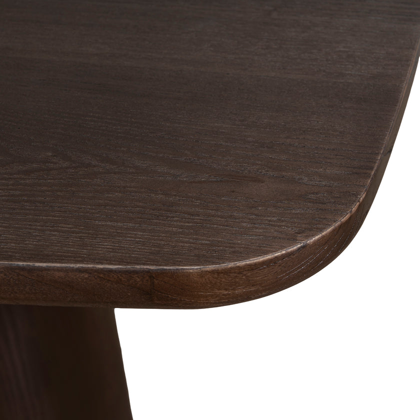 CDT10894-NI 2.2m Elm Dining Table - Walnut