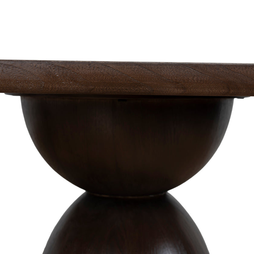 CDT10894-NI 2.2m Elm Dining Table - Walnut