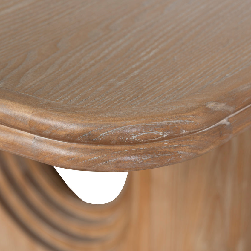 CDT10903-NI 2.4m Elm Dining Table - Natural