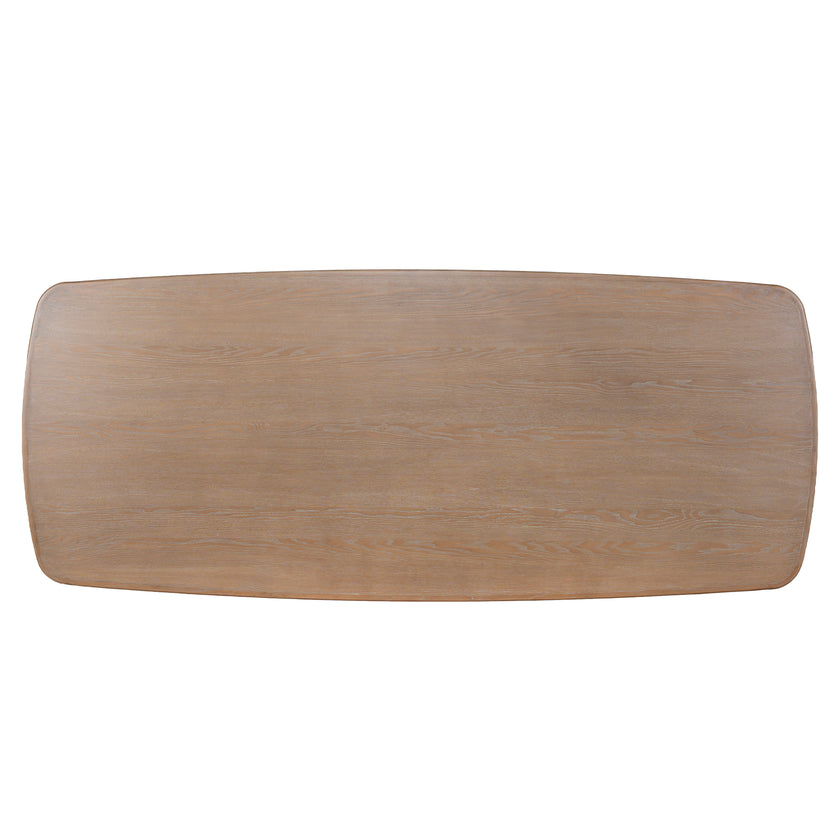 CDT10903-NI 2.4m Elm Dining Table - Natural