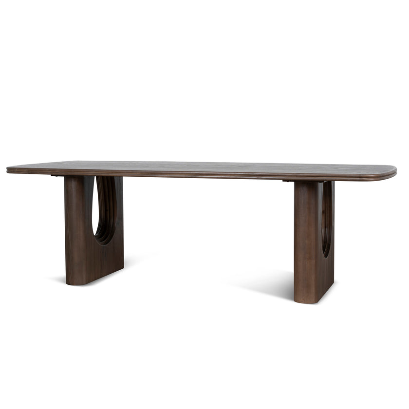 CDT10904-NI 2.4m Elm Dining Table - Walnut