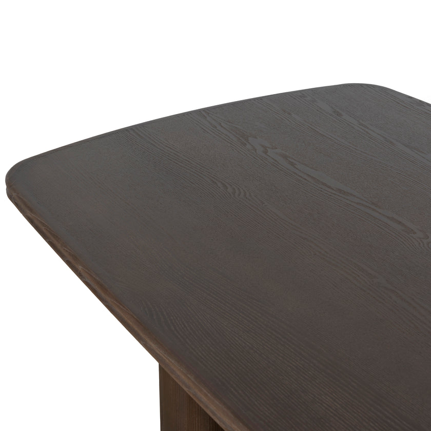 CDT10904-NI 2.4m Elm Dining Table - Walnut
