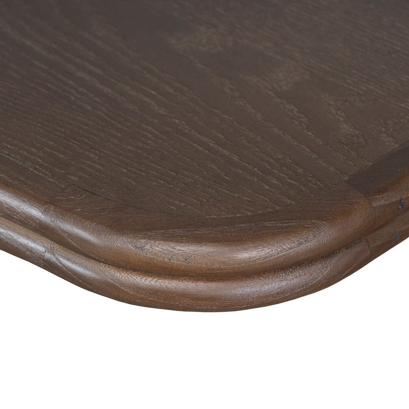 CDT10904-NI 2.4m Elm Dining Table - Walnut